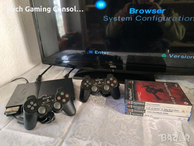 Playstation 2 Slim Комплект! Перфектно състояние!, снимка 7 - PlayStation конзоли - 54246681