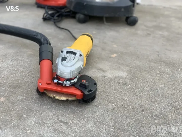 Смукателен капак Aidelife за ъглошлайф 115/125 мм + колело с диамантена чаша 125 мм x 22,2 мм за бет, снимка 7 - Други инструменти - 49182747