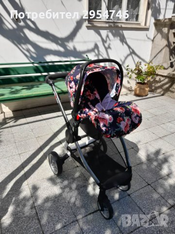 Детска количка 3 в 1 + чанта, снимка 3 - Детски колички - 40640024