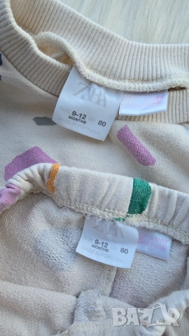Детски комплект ZARA 9-12 месеца, снимка 2 - Комплекти за бебе - 52733703