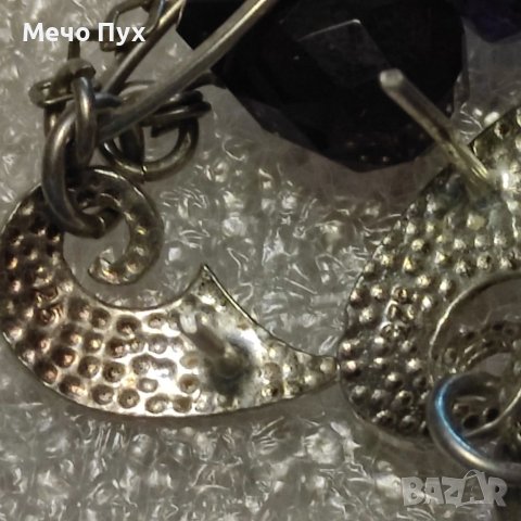 Сребърни обеци (82), снимка 5 - Обеци - 40804599