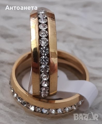 Изящен моден пръстен, 2 бр., снимка 3 - Пръстени - 37062496