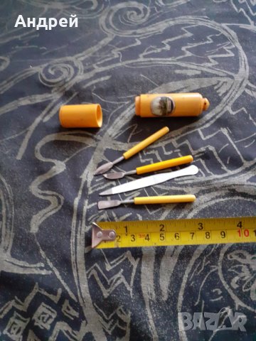 Стар дамски несесер за нокти #2, снимка 5 - Други ценни предмети - 30185896