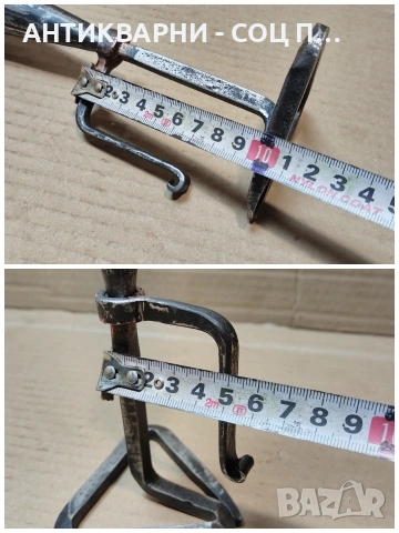 Стар Кован Инструмент За Жигосване На Добитък / НОМЕР 1780., снимка 12 - Антикварни и старинни предмети - 54001975