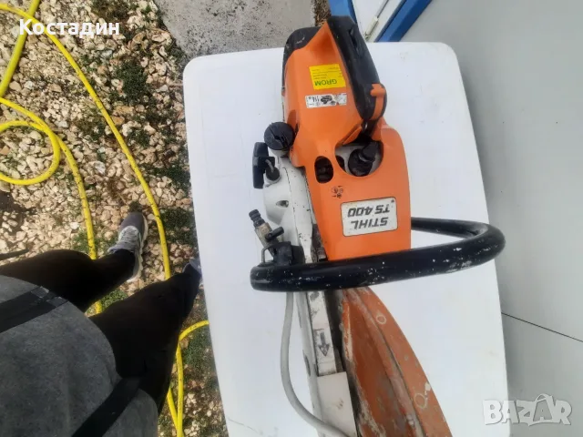 Фугорез STIHL TS 400 , снимка 8 - Диамантени и режещи инструменти - 56488137