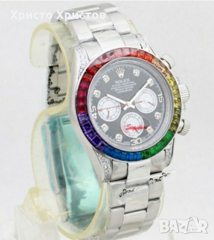 Дамски луксозен часовник Rolex Daytona, снимка 3 - Дамски - 32078243