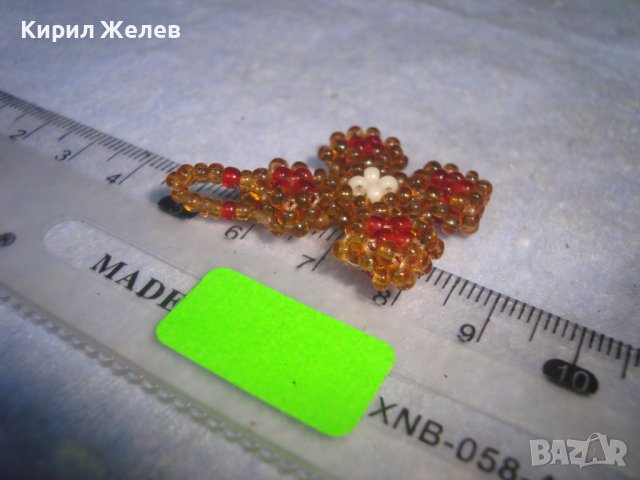 СТАРО РЪЧНО ИЗПЛЕТЕНО МЪНИСТЕНО РЕТРО-АРТ КРЪСТЧЕ РЯДКА МАЙСТОРСКА ИЗРАБОТКА 24321, снимка 7 - Антикварни и старинни предмети - 36954149