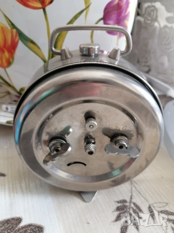 Ретро, немски часовник, будилник PETER, снимка 6 - Антикварни и старинни предмети - 50836833