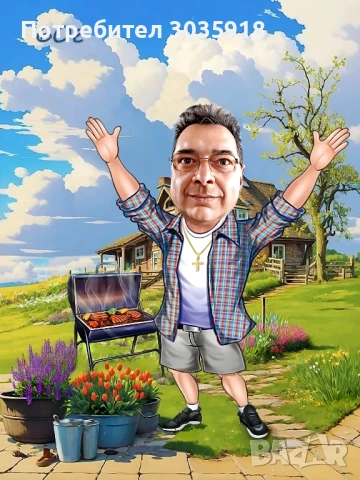 Страхотен подарък по всякакъв повод,колаж в стил карикатура,карикатури по ваша снимка,шарж, снимка 3 - Картини - 51224033