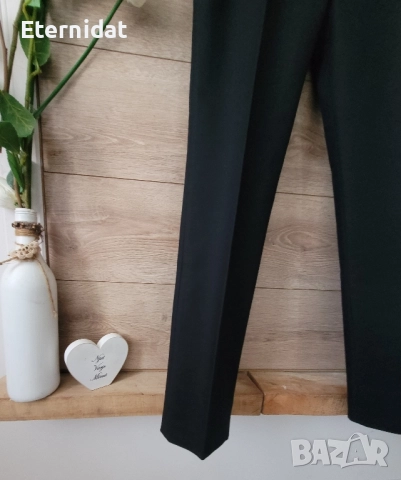 Нов черен елегантен панталон Zara , снимка 4 - Панталони - 51829108