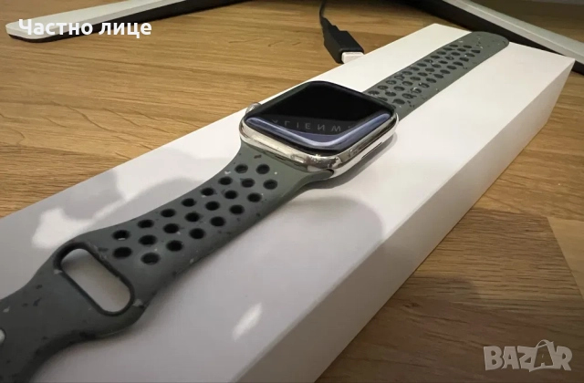 Apple Watch 8 45mm Cellular Silver Stainless Steel, снимка 5 - Аксесоари за Apple - 51626045