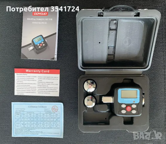 Дигитален динамометричен адаптер 10-340Nm, снимка 2 - Други инструменти - 47574821