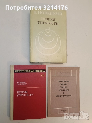 Теория упругости - Л. Д. Ландау, Е. М. Лифшиц (1987, Отлично състояние)