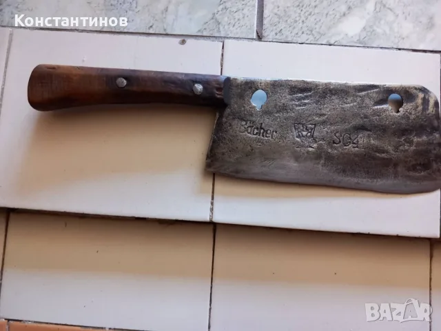 Стар немски сатър с маркировки