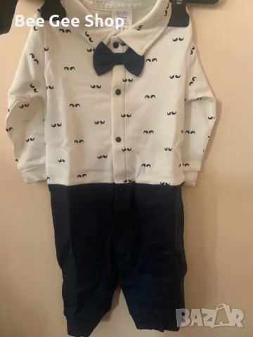 Бебешки официален ромпър 6-9м , 9-12м