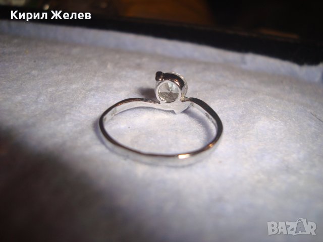 КРАСИВ ФИН СКЪПОЦЕНЕН АРТ ПРЪСТЕН от БЛАГОРОДНА СТОМАНА с ЮВЕЛИРНО ФАСЕТИРАН ИСКРЯЩ ЦИРКОН 27667, снимка 13 - Пръстени - 37499524
