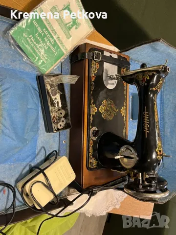 Електрическа шевна машина Юнион, снимка 8 - Антикварни и старинни предмети - 48933163