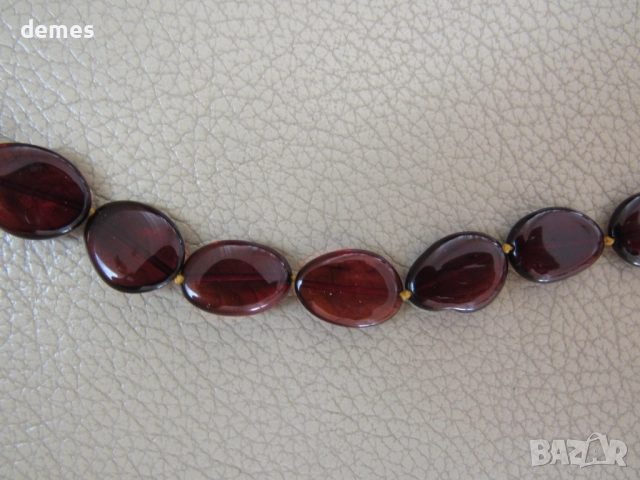 Дамско колие-кръг от първокласен балтийски кехлибар, снимка 2 - Колиета, медальони, синджири - 51882647