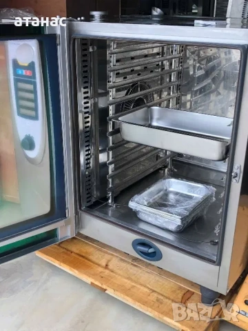 Конвектомат Rational SCC 102-20 Тави! Чисто Нов! БГ Меню!, снимка 12 - Уреди за готвене на пара - 54362563
