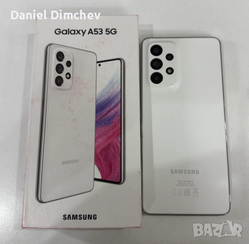 Продавам Смартфон Samsung Galaxy A53 White, снимка 2 - Samsung - 54010275