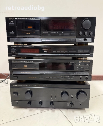 🔉Ретро аудио сет DENON - усилвател, CD, триглав дек, тунер🔉, снимка 3 - Аудиосистеми - 52258580