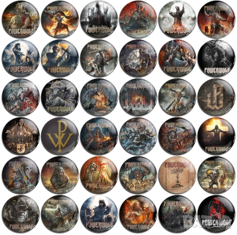 Значки на POWERWOLF
