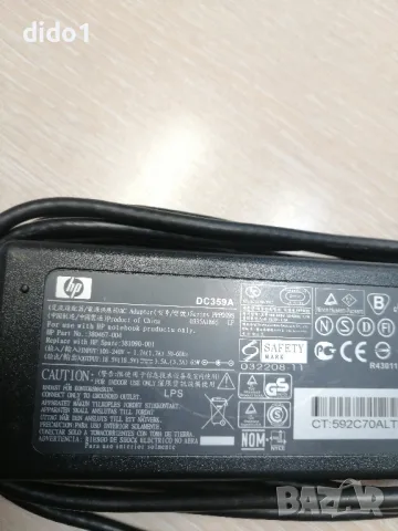 Зарядно за лаптоп HP употребявано , снимка 2 - Друга електроника - 49637210