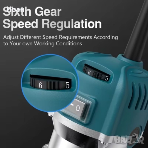 Електрически тример за дърво, мощност 800 W, обороти 30000 об/мин,, снимка 4 - Други инструменти - 52245959