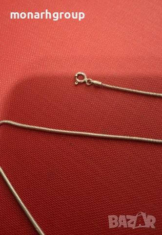 Сребърна верижка, снимка 4 - Колиета, медальони, синджири - 50676029