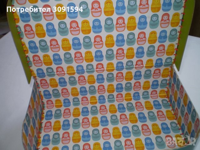 Старо картонено куфарче с матьрошки, снимка 5 - Други ценни предмети - 42199850