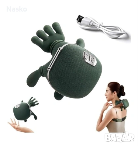 Масажор за врат и рамене 3 нива на масаж, функция за нагряване., снимка 6 - Масажори - 53218128