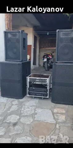Пасивна система 18 sound - два топа два баса два усилвателя