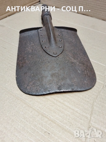 Соц Стара Масивна Военна Лопата 1.420кг. НОМЕР 1347., снимка 3 - Антикварни и старинни предмети - 53938602