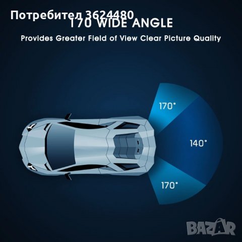 Универсална IR Камера за задно виждане с нощен режим, снимка 2 - Аксесоари и консумативи - 39501898