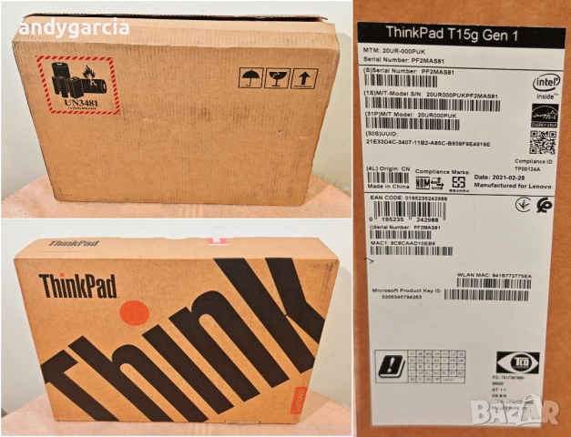 NVidia RTX 2080 8GB/4K UltraHD 100% Adobe/Intel Core i7-10750H/32GB RAM/1TB SSD/Lenovo ThinkPad T15g, снимка 2 - Лаптопи за работа - 52009616