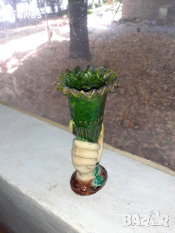Уникална ваза - човешка ръка - троянска керамика, снимка 2 - Антикварни и старинни предмети - 51195385