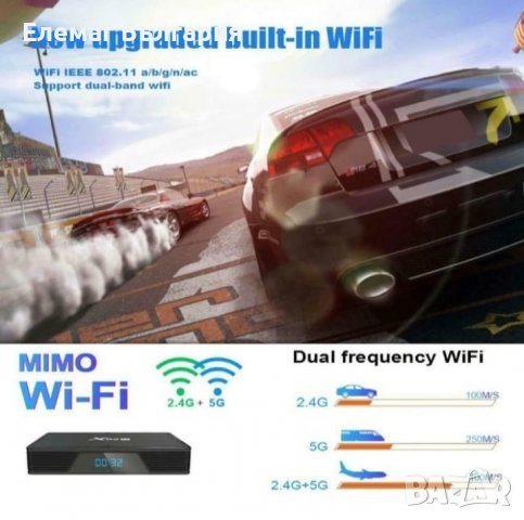 ПРОМОЦИЯ ТВ БОКС X 96H TV BOX на промо цена 6к, снимка 4 - Приемници и антени - 37713263