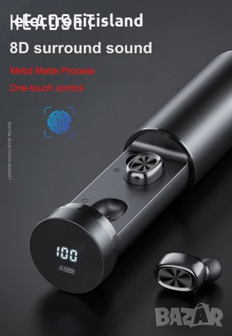 Блутут безжични B9 TWS Bluetooth 5 стерео слушалки хендсфри HIFI Sport MIC AUTO Gaming Music Headset, снимка 3 - Слушалки, hands-free - 31233381