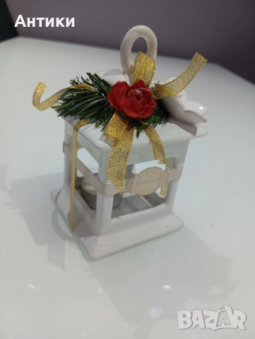 Стар порцеланов фенер свещник маркиран , снимка 12 - Други - 52554007