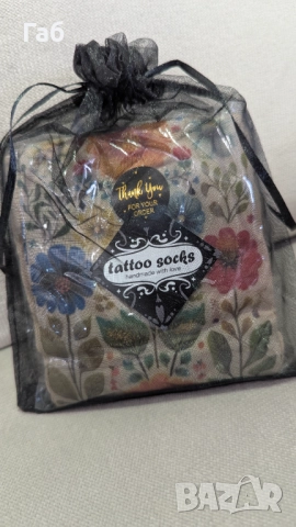 Страхотен чисто нов цветен арт чорапогащник с принт на цветя размер  xs-m подходящ за подарък, снимка 2 - Бельо - 52719904