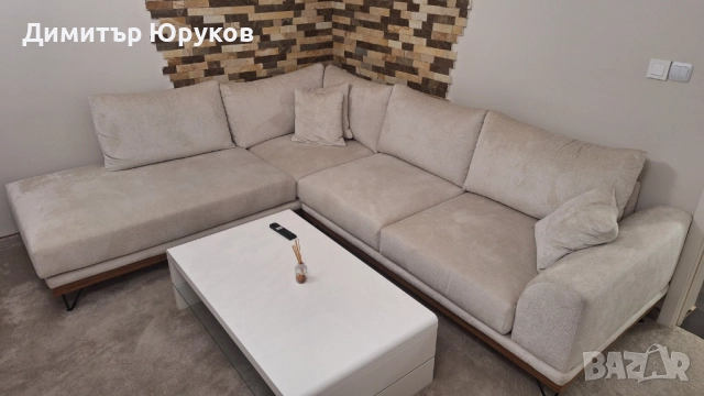 Ъглов диван, снимка 3 - Дивани и мека мебел - 52655079