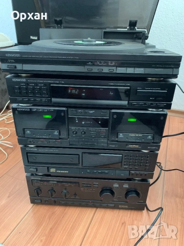 : Ретро аудио система Kenwood – Висок клас (Midi format) + Оригинално дистанционно