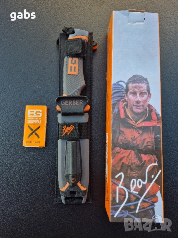 Нож за оцеляване GERBER Bear Grylls Ultimate Survival, снимка 12 - Ножове - 51780863