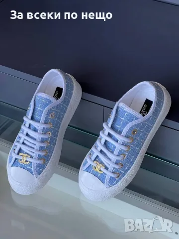Chanel Дамски Маратонки👟Дамски Спортни Обувки Шанел👟Кецове - 2 Цвята Код SEM-271, снимка 9 - Маратонки - 55779037