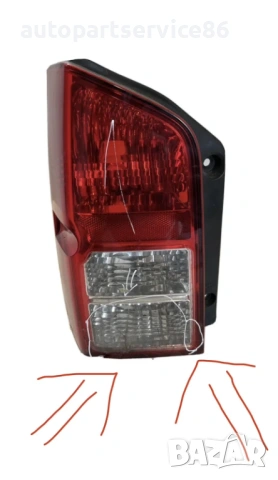 Заден ляв стоп за Nissan Pathfinder 2.5 Dci (2009) 220-16550 счупен, снимка 3 - Части - 54343769