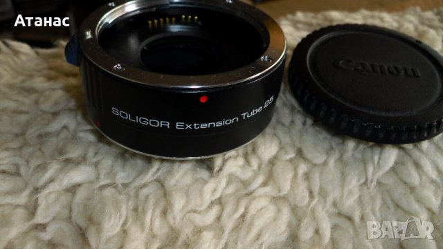 Макро пръстен SOLIGOR 25 за Canon-Japan, снимка 1 - Чанти, стативи, аксесоари - 36778790