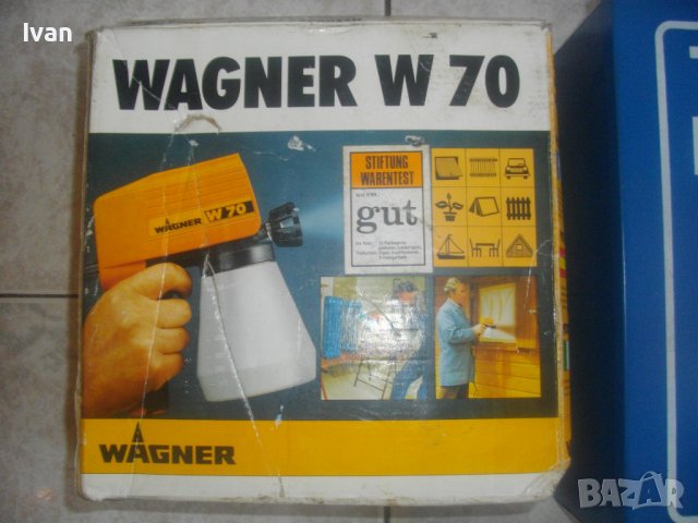 Made in GERMANY-Ел.Пистолет За Боядисване-WAGNER W70/W200-70-60 Вата, снимка 5 - Други инструменти - 37462312