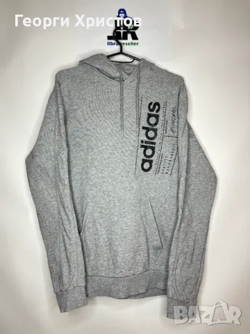 Adidas Basics Hooded Sweatshirt Мъжко Горнище, снимка 1