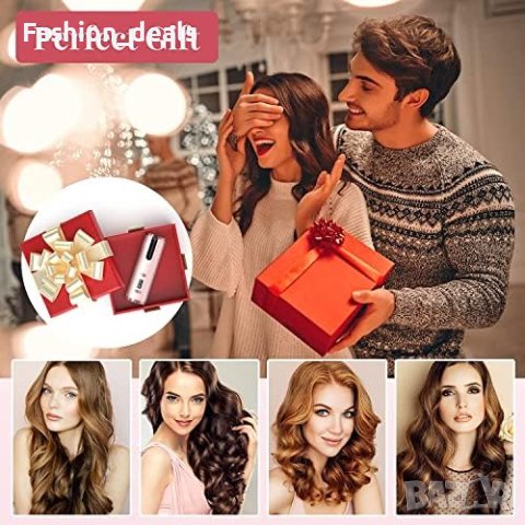 Нова Интелигентна Маша USB - Автоматично Къдрене Без Оплитане за коса жени прическа, снимка 8 - Маши за коса - 42875013