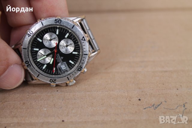 мъжки швейцарски часовник ''Dugena" хронограф WR 100, снимка 8 - Мъжки - 44479707